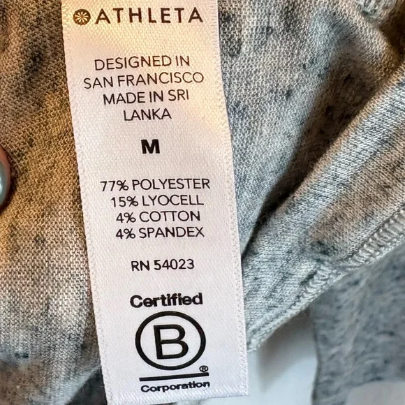 Athleta lightweight gray top - Picture 5 of 5